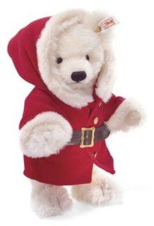 Steiff Christmas Teddy Bear Plush Toy "Santa Claus": Toys & Games