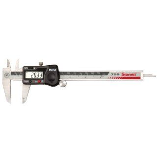 Starrett 799A 6/150 Digital Caliper, Stainless Steel, Battery Powered, Inch/Metric, 0 6" Range, +/ 0.001" Accuracy, 0.0005" Resolution, Meets DIN 862 Specifications: Industrial & Scientific