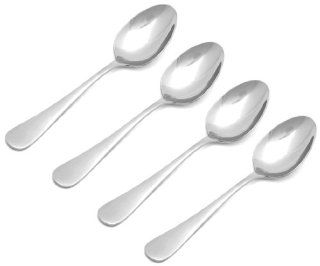 Taiwon Metal Stainless Steel Modern Space pattern flatware, Dinner Spoon set of 4: Kitchen & Dining