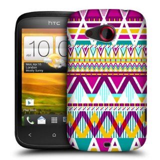 Head Case Designs Sugared Aztec Candy Tribal Hard Back Case Cover for HTC Desire C Cell Phones & Accessories
