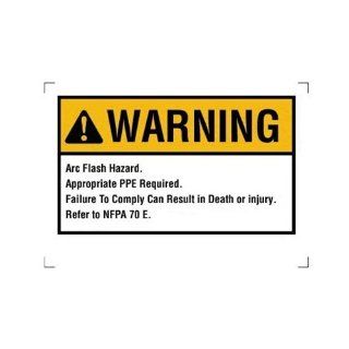 Ideal 44 892 Arc Flash Warning Labels: Home Improvement