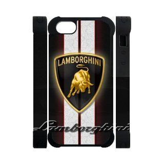 Vilen Home Custom Cover Case Lamborghini Cars Logo 3D Polymer Case for IPhone 5 Vilen Home 04642: Cell Phones & Accessories