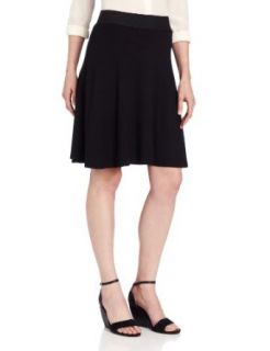 Karen Kane Women's Short Flare Skirt, Black, Small