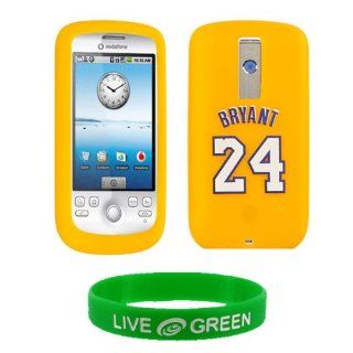 Yellow Kobe Bryant 24 Design Silicone Skin Case for HTC myTouch 3G Magic Phone, T Mobile: Cell Phones & Accessories