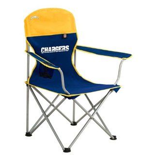 San Diego Chargers NFL Deluxe Folding Arm Chair by Northpole Ltd. : Sports & Outdoors
