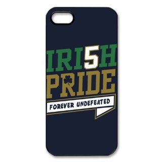 Customize Notre Dame Fighting Irish Hard Case for Apple IPhone 5/5S: Cell Phones & Accessories