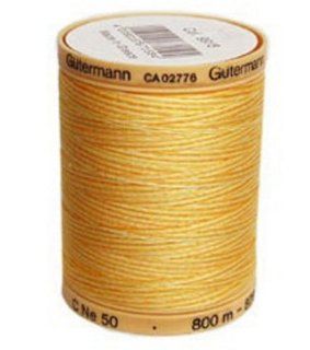 Natural Cotton Thread Variegated 876 Yards Sunrise Sunset