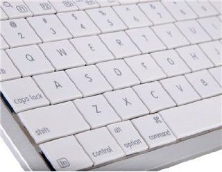Ultra thin wireless Bluetooth keyboard with 80 keys for IPad 2 (white): Electronics
