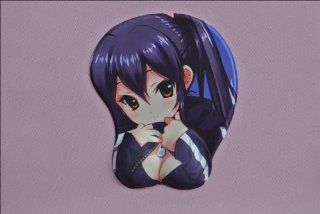 Ultra soft Silicone 3D Big Boobs Sexy Anime BlackRockShooter Mouse Pad Mousepad High?1.10 IN D6: Computers & Accessories