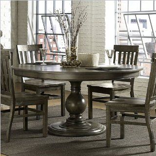 Magnussen Karlin Wood Round Dining Table with Wood Top  