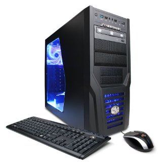CyberpowerPC Gamer Ultra GUA880 Desktop (Black/Blue) : Desktop Computers : Computers & Accessories
