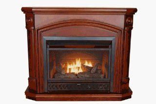 Kozy World GFD2916 Kensington Gas Fireplace, Dual Fuel: Home & Kitchen