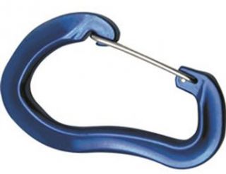 Fusion Climb Techno Zoom Wire Gate Carabiner BLUE: Clothing
