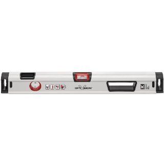 Kapro 905 41 24 Condor Professional Box Level with Optivision Red and Plumb Site Dual View Vial, 0.0005 in/in Accuracy, 24" Length x 2 19/32" Height Precision Measurement Products