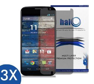 Halo Screen Protector Film Clear Matte (Anti Glare) for Moto X (3 Pack)   Lifetime Replacement Warranty: Cell Phones & Accessories