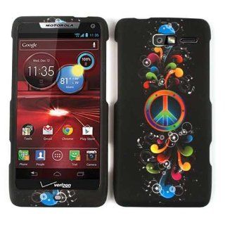 Motorola Droid RAZR M XT907 Rainbow Peace Music Notes Case Cover Housing New Cell Phones & Accessories