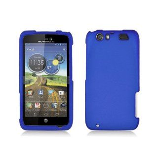 Blue Hard Cover Case for Motorola Atrix HD MB886: Cell Phones & Accessories