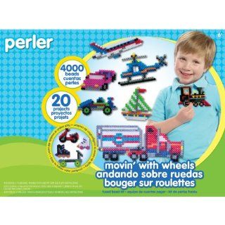 Perler Beads Movin' with Wheels Fused Bead Kit: Toys & Games