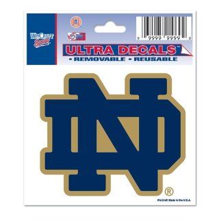Notre Dame Fighting Irish Official NCAA 3"x4" Car Window Cling Decal : Sports Fan Automotive Decals : Sports & Outdoors