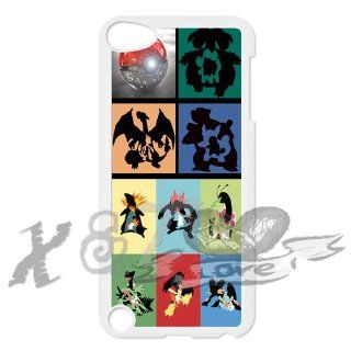 PokeBall & Pokemon Ball & Pikachu & mewtwo & Mew & charmander & squirtle & bulbasaur X&TLOVE DIY Snap on Hard Plastic Back Case Cover Skin for iPod Touch 5 5th Generation   888: Cell Phones & Accessories