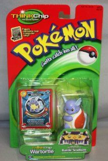 Pokemon Think Chip Wartortle with Strategy Card! 2000: Toys & Games