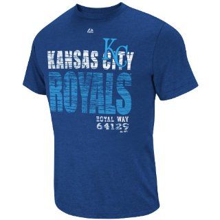 MLB Men's Kansas City Royals First Appeal Short Sleeve Crew Neck Tee (Deep Royal Heather, XX Large) : Sports Fan T Shirts : Sports & Outdoors