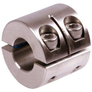clamp collar double split double wide stainless steel 1.4301 bore 6mm with bolts DIN 912: Shafts And Shafting Products: Industrial & Scientific