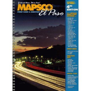 El Paso, Texas   Street Map Guide & Directory: Inc. Mapsco: 9781569661031: Books