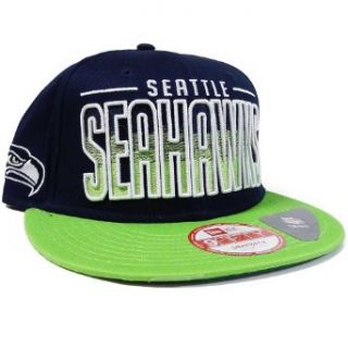 Seattle Seahawks Team Fade Snapback Hat Cap: Clothing