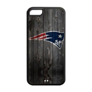 iPhone 5C Case  Wood Look NFL New England Patriots Apple iPhone 5C (Cheap IPhone5) Perfect Design TPU Case Cover Protector: Cell Phones & Accessories
