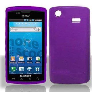 Purple Flex Cover Case for Samsung Captivate SGH I897: Cell Phones & Accessories