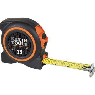 Klein 918 25RE 25 Feet Power Return Tape Measure with Magnetic Dual End Hook and Double Sided Blade   Construction Rulers  