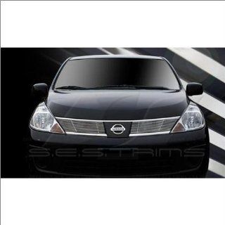 SES Trims Chrome Billet Upper Grille 07 09 Nissan Versa Automotive