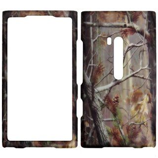 Nokia Lumina 920   Camo Camouflage Autum Shinny Gloss Finish Hard Plastic Cover, Case, Easy Snap On, Faceplate.: Cell Phones & Accessories