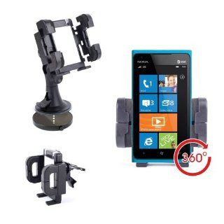 Window & Dashboard Mobile Phone Suction Mount For Nokia Lumia 900 & Lumia 920, By DURAGADGET: Cell Phones & Accessories
