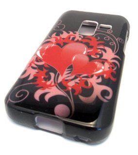 Samsung Galaxy Attain 4G R920 Black Red Heart Tattoo Design HARD Case Cover Skin METRO PCS: Cell Phones & Accessories
