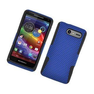 Blue Apex Perforated Hard Case Gel Cover For Motorola Electrify M XT901: Cell Phones & Accessories