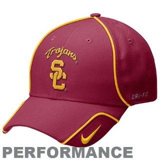Nike USC Trojans Cardinal Coaches Performance Adjustable Hat : Baseball Caps : Sports & Outdoors
