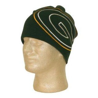 Green Bay Packers Big Logo NFL Knit Beanie Hat  Sports Fan Beanies  Sports & Outdoors