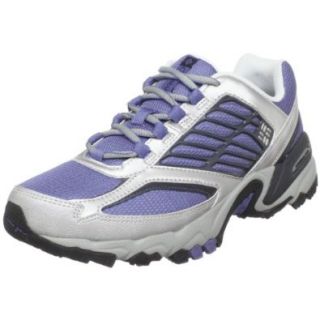 Columbia Women's Klamath Trail Running Shoe,White/Alaskan Blue,10.5 M US: Shoes