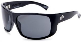 Electric Visual Blaster Polarized Sunglasses,Gloss Black Frame/Grey Polarized Lens,one size: Clothing