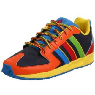 adidas Little Kid Street Run Oddity Sport Sneaker,Navy/Pool/Green,13 M US Little Kid: Clothing