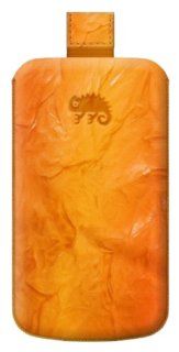 Katinkas 924 Crushed Leather Pull Tab Pouch S7 for Samsung Galaxy Z   1 Pack   Retail Packaging   Tangerine Orange: Cell Phones & Accessories