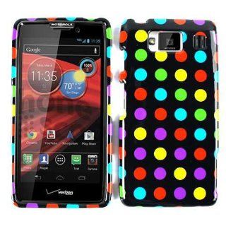 Motorola Droid RAZR MAXX HD XT926 Polka Dots Case Cover Skin Faceplate Hard New: Cell Phones & Accessories