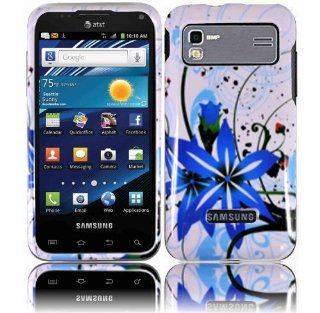 Blue Splash Hard Case Cover for Samsung Captivate Glide i927: Cell Phones & Accessories