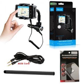 Vehicle Holder and Charger for Nokia Lumia 928 . Mount your Smart Phone or GPS in your vehicle and charge it too. Bundle Kit 4 Pieces Include n4000, 3.5mm AUX Jack Cord, Stylus Pen and Universal screen protector.: Cell Phones & Accessories