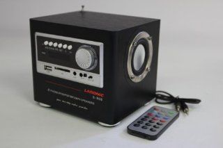 Lasonic S 908 Fm Radio Mp3 Boombox with USB / Sd / MMC Reader with Built in Subwoofer and Remote Control : Sd Card Boombox : MP3 Players & Accessories