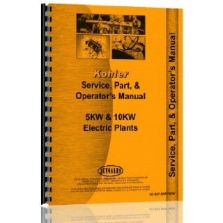 Kohler Electric Plant 5KW, 10KW Built in the early 40 +_??s Service Manual: Jensales Ag Products: Books