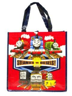 Thomas & Friends Medium Reusable Tote Bag "Steamies Vs Diesels!" (Medium   13.5 X 13.5 X 5.75): Toys & Games