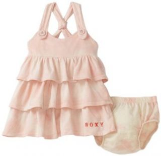 Roxy Kids Baby girls Infant Rockin It Knit Racerback Dress, Pink Tie Dye, 6 9 Months: Clothing
